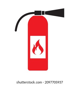 Fire extinguisher icon vector symbol