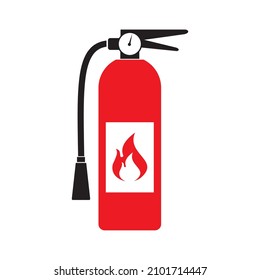 Fire extinguisher icon vector symbol