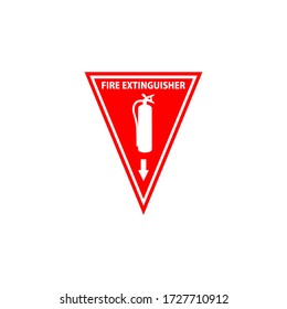 fire extinguisher icon vector template