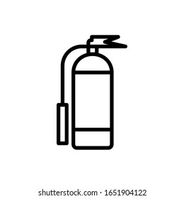 fire extinguisher icon vector trendy