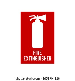 fire extinguisher icon vector trendy