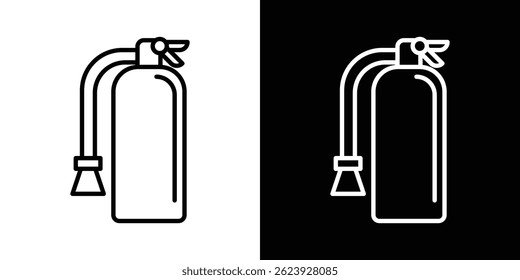 Fire extinguisher icon vector for web and mobile app. Symbol isolated.