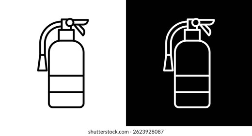 Fire extinguisher icon vector for web and mobile app. Symbol isolated.