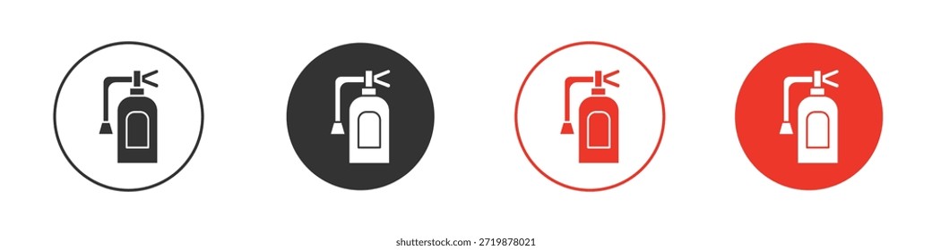 Ícone de extintor de incêndio. web vetor design