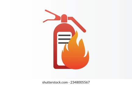 Fire Extinguisher icon.on white background.Vector Design Illustration.