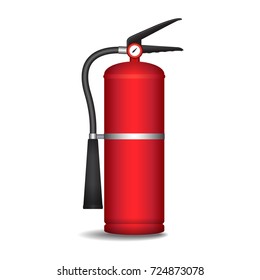 Fire Extinguisher. Icon.logo. Vector Illustration.