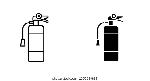 Fire extinguisher icons for app and websites.