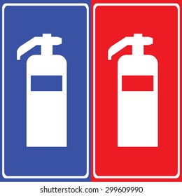 fire extinguisher icons set great for any use. Vector EPS10.