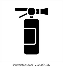 Fire extinguisher Icons set in solid and thin line style