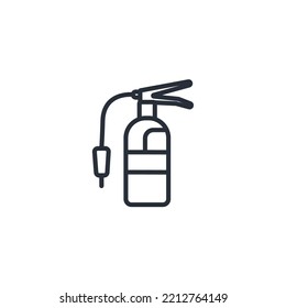 Fire extinguisher icons  symbol vector elements for infographic web