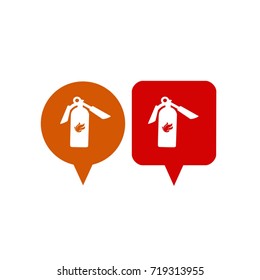 fire extinguisher icon,vector