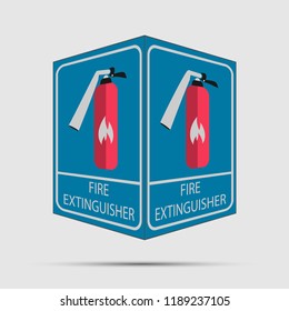 Fire extinguisher icon.Vector illustration