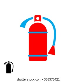 fire extinguisher icon.vector illustration.