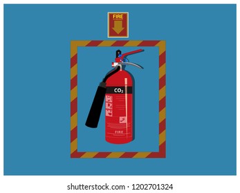 Fire extinguisher Illustration
