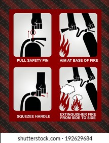 FIRE EXTINGUISHER ILLUSTRATION