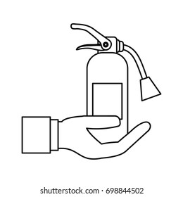 Fire extinguisher industrial security