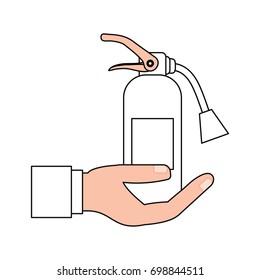 Fire extinguisher industrial security