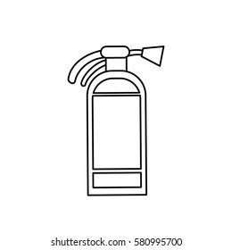 Fire extinguisher isolated icon vector illustration graphic design