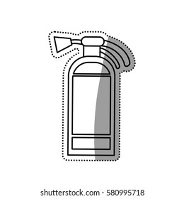 Fire extinguisher isolated icon vector illustration graphic design
