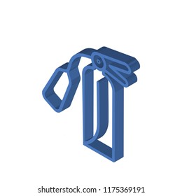 Fire extinguisher isometric left top view 3D icon