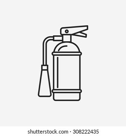 Fire Extinguisher Line Icon