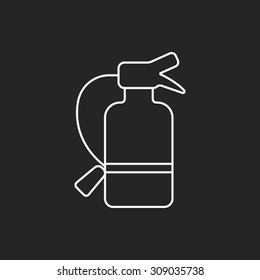 Fire extinguisher line icon