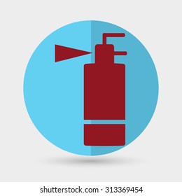 Fire extinguisher line icon