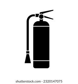 Fire extinguisher line icon color editable