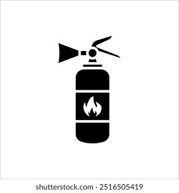 Ícone da linha do extintor de incêndio. Extintor de incêndio para web design isolado em fundo branco.