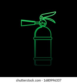 Fire extinguisher nolan icon. Simple thin line, outline vector of fireman icons for ui and ux, website or mobile application