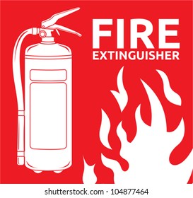 fire extinguisher sign