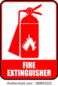 Fire Extinguisher Sign