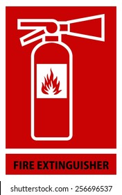 Fire extinguisher sign