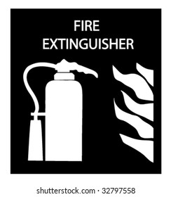 fire extinguisher sign