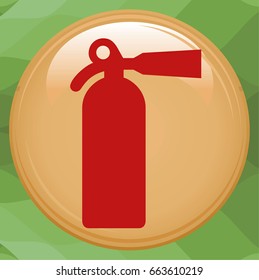 Fire extinguisher sign.