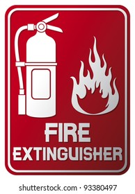 fire extinguisher sign 