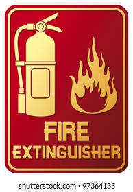 fire extinguisher sign