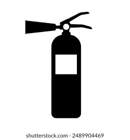 Fire Extinguisher Sign Symbol. Vector Illustration Isolated on White Background.