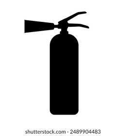 Fire Extinguisher Sign Symbol. Vector Illustration Isolated on White Background.