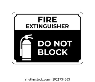Vector De Signos Extinguidor De Fuego, Fácil De Usar E Imprimir Plantillas De Diseño