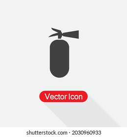 Ilustración Del Vector De Signos Extinguisher De Incendio Eps10