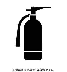 Ilustración de Arte vectorial de silueta de extintor de incendios