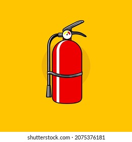 Fire Extinguisher Simple flat vector illustration