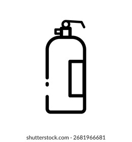 Extintor de incêndio - ícone vetor simples	