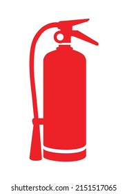 Fire extinguisher symbol, icon, sign - vector illustration