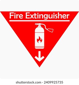 fire extinguisher symbol, liquid and foam fire extinguishers