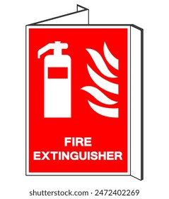 Fire Extinguisher Symbol Sign ,Vector Illustration, Isolate On White Background Label .EPS10 