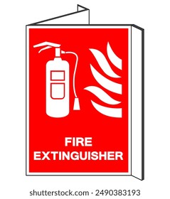 Fire Extinguisher Symbol Sign, Vector Illustration, Isolate On White Background Label. EPS10