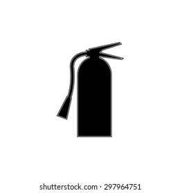 fire extinguisher symbol sign - vector icon