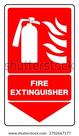 Fire Extinguisher Symbol Sign ,Vector Illustration, Isolate On White Background Label .EPS10 